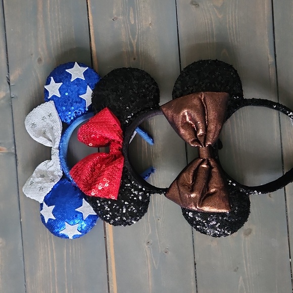 Disney Other - Disney Set of 3 Minnie Mouse ears